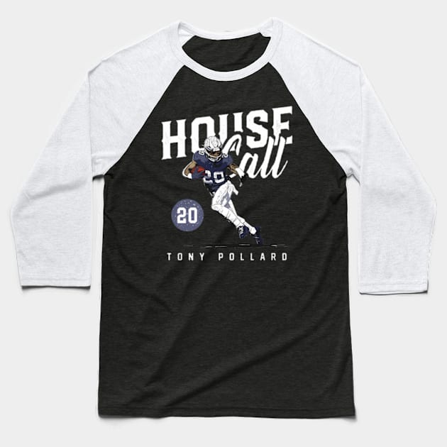 Tony Pollard Dallas House Call Baseball T-Shirt by Ro Go Dan